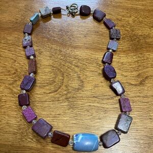 Chic Multicolor Stone Necklace